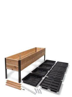 Self-Watering Elevated Planter Box, 2' X 8' -Outdoor Garden Supply Store 8608960 2297 tif