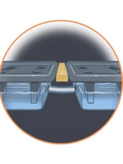 Self-Watering Eco-Stained Elevated Planter Box, 2' X 8' 26 Self-Watering Eco-Stained Elevated Planter Box, 2' X 8' -Outdoor Garden Supply Store 8609009 0002 detail art tif 1