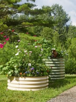 Birdies™ Round Metal Raised Bed, Tall -Outdoor Garden Supply Store 8609150 6524 tif