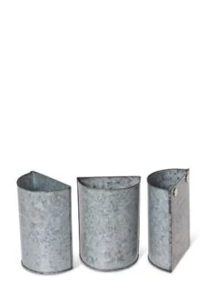 Mini Magnetic Galvanized Planter Pockets, Set Of 3 -Outdoor Garden Supply Store 8609216 8714 tif