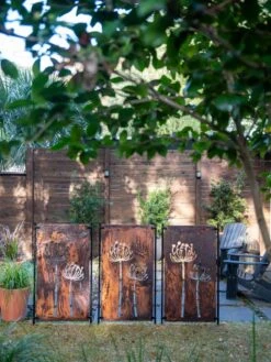 Queen Anne's Lace Corten Steel Screen 7 Queen Anne's Lace Corten Steel Screen -Outdoor Garden Supply Store 8609526 6301 tif