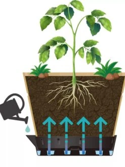 VegTrug® Build-a-Barrel Wooden Planter With Self-Watering Reservoir Tray, 18" 9 VegTrug® Build-a-Barrel Wooden Planter With Self-Watering Reservoir Tray, 18" -Outdoor Garden Supply Store 8610253 05V tif