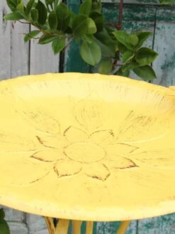 Vintage Floral Birdbath -Outdoor Garden Supply Store 8610559 02V JPG