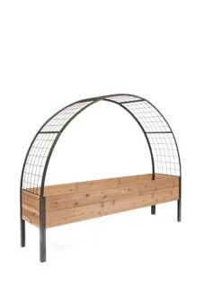 2’ X 8’ Arch Trellis For Planter Boxes -Outdoor Garden Supply Store 8610798 0809 tif