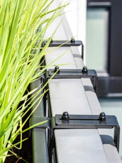 Veradek Metallic Series Railing Planters -Outdoor Garden Supply Store 8611610 01v