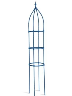 Fleur De Lis Obelisk, 86.8" -Outdoor Garden Supply Store 8611664 03760 tif