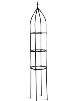 Fleur De Lis Obelisk, 86.8" -Outdoor Garden Supply Store 8611664 3760 tif