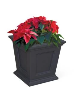 Fairfield Self-Watering Square Planter, 16” X 16” -Outdoor Garden Supply Store 8611695 13V tif