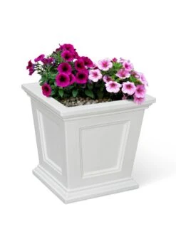 Fairfield Self-Watering Square Planter, 16” X 16” -Outdoor Garden Supply Store 8611695 16V tif
