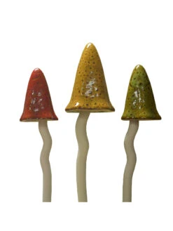 Potting Shed Tinkling Toadstool Sculptures, Set Of 3 -Outdoor Garden Supply Store 8611730 au 02v potting shed tinkling toadstool sculptures set of 3 autumn