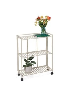 Oslo 2-Tier Plant Stand With Folding Shelves -Outdoor Garden Supply Store 8611766 4747 tif