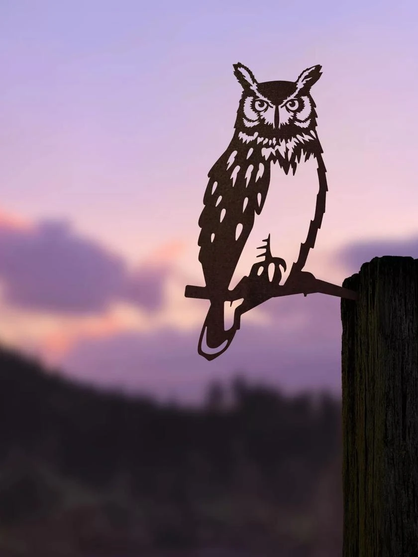 Metalbird Great Horned Owl 2 Metalbird Great Horned Owl - Image 2