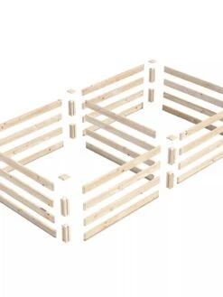 Pine Raised Garden Beds, 4'x8' 6 Pine Raised Garden Beds, 4'x8' -Outdoor Garden Supply Store 8612238 01V jpg