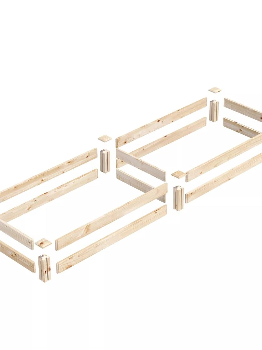 Pine Raised Garden Bed, 2' X 8' 6 Pine Raised Garden Bed, 2' X 8' - Image 6