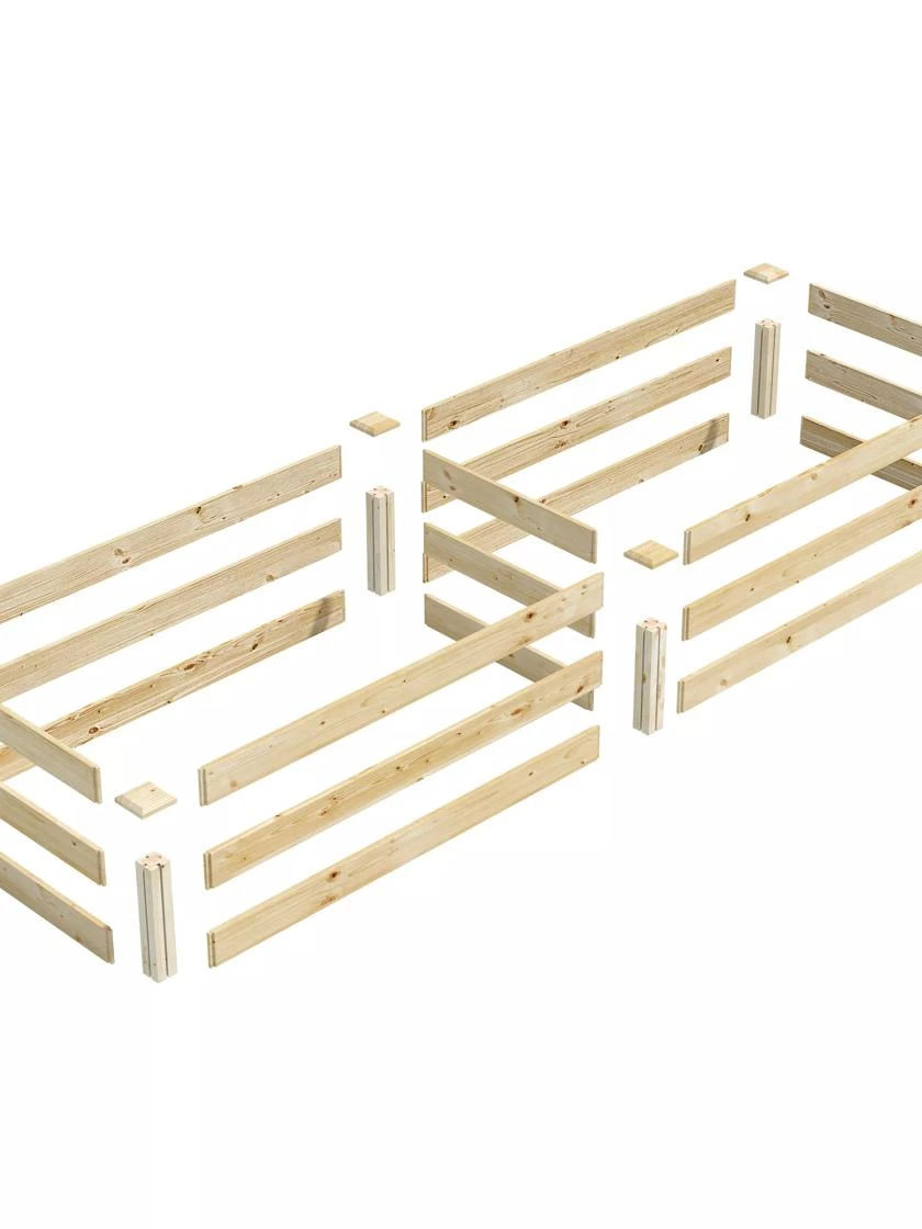 Pine Raised Garden Bed, 2' X 8' 3 Pine Raised Garden Bed, 2' X 8' - Image 3