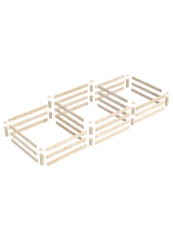 Tall 2-Tier Pine Raised Garden Bed, 4'x12' -Outdoor Garden Supply Store 8612258 01v