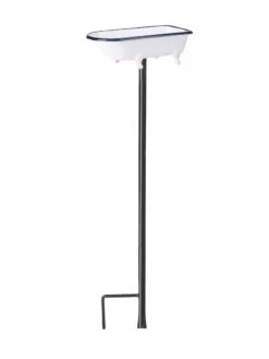White Enamel Bathtub Birdbath 8 White Enamel Bathtub Birdbath -Outdoor Garden Supply Store 8612266 03V jpeg