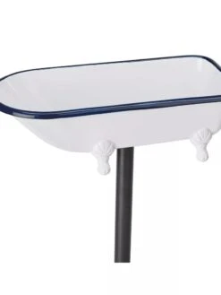 White Enamel Bathtub Birdbath 9 White Enamel Bathtub Birdbath -Outdoor Garden Supply Store 8612266 04V jpeg