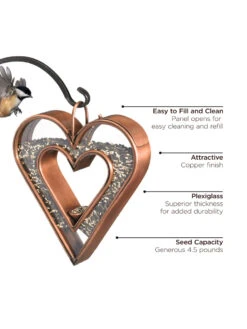 Heart Fly-Thru™ Bird Feeder -Outdoor Garden Supply Store 8612272 03v