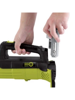 Sun Joe® 24V ION+ 2.0-Ah Cordless Compact Turbine Jet Blower, 100-MPH 350-CFM -Outdoor Garden Supply Store 8612516 10v