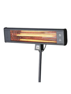 Sun Joe® 1500W Elec. Infrared OD Patio Heater, Adjust Ht. Range, W/Wall Bracket & Cover -Outdoor Garden Supply Store 8612532 01v