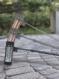 Sun Joe® 1500W Elec. Infrared OD Patio Heater, Adjust Ht. Range, W/Wall Bracket & Cover -Outdoor Garden Supply Store 8612532 08v