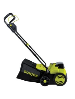 Sun Joe® 48V ION+ Cordless 15-Inch 5-Position Walk-Behind Lawn Dethatcher -Outdoor Garden Supply Store 8612541 09v