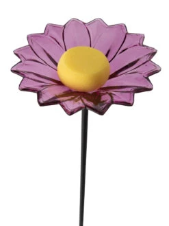 Glass Flower Butterfly Feeder Stake -Outdoor Garden Supply Store 8612573 327