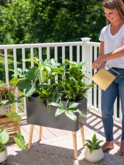 Ava Self-Watering Rectangular Planter 11 Ava Self-Watering Rectangular Planter -Outdoor Garden Supply Store 8612691 0011