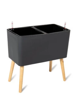 Ava Self-Watering Rectangular Planter 16 Ava Self-Watering Rectangular Planter -Outdoor Garden Supply Store 8612691 217 ava self watering rectangular planter gray