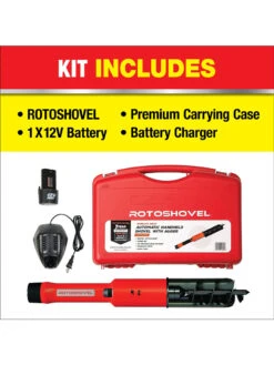 Rotoshovel Battery-Operated Garden Auger -Outdoor Garden Supply Store 8612719 07v