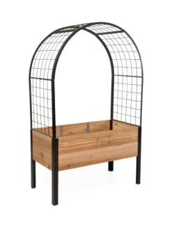 2’ X 4’ Arch Trellis For Planter Boxes -Outdoor Garden Supply Store 8612976 0006