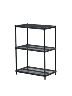 MeshWorks © 3 Tier Plant Shelving -Outdoor Garden Supply Store 8613016 04v meshworks 3 tier plant shelf black