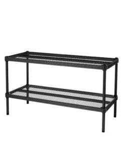 MeshWorks © Stacking Plant Shelves -Outdoor Garden Supply Store 8613018 07v meshworks stacking plant shelves black