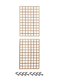 Bamboo Wall Trellis, 45" X 30", Set Of Two -Outdoor Garden Supply Store 8613149 0041