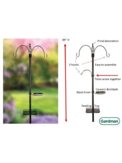 Gardman® Premium Bird Feeding Station -Outdoor Garden Supply Store 8613187 02v