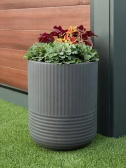 Arden Round Planter -Outdoor Garden Supply Store 8613267 07V tif