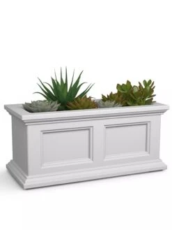 Fairfield Self-Watering Window Box, 2’ -Outdoor Garden Supply Store 8613268 12V tif