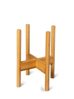 Adjustable Bamboo Plant Stand, Set Of 2 10 Adjustable Bamboo Plant Stand, Set Of 2 -Outdoor Garden Supply Store 8613292 7076