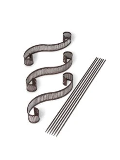 Scroll Linking Stakes, Set Of 3 -Outdoor Garden Supply Store 8613321 5899