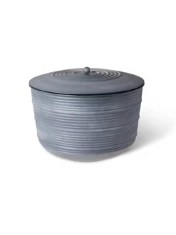 Ribbed Hose Pot With Lid -Outdoor Garden Supply Store 8613332 5801