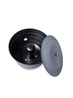 Ribbed Hose Pot With Lid -Outdoor Garden Supply Store 8613332 5808