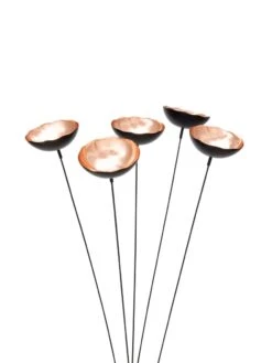 Copper Poppy Sways, Set Of 5 -Outdoor Garden Supply Store 8613342 9215