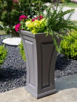 Cambridge Tall Planter, 28" Height -Outdoor Garden Supply Store 8613524 08V