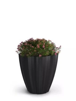 Sedona Round Planter, 18" Diameter -Outdoor Garden Supply Store 8613526 02V