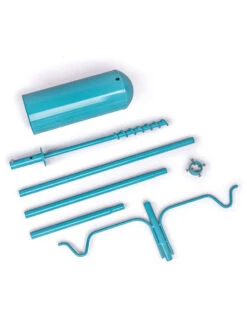 Color Pop 2 Arm Bird Feeder Pole Set With Squirrel Baffle 9 Color Pop 2 Arm Bird Feeder Pole Set With Squirrel Baffle -Outdoor Garden Supply Store 8613786 05v