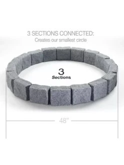 Beuta™ 6-Block Edging Section, 4 Pack -Outdoor Garden Supply Store 8614155 04V 3 4