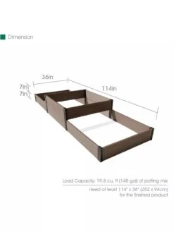 Terraced Triple Garden Bed -Outdoor Garden Supply Store 8614257 01V 3 4
